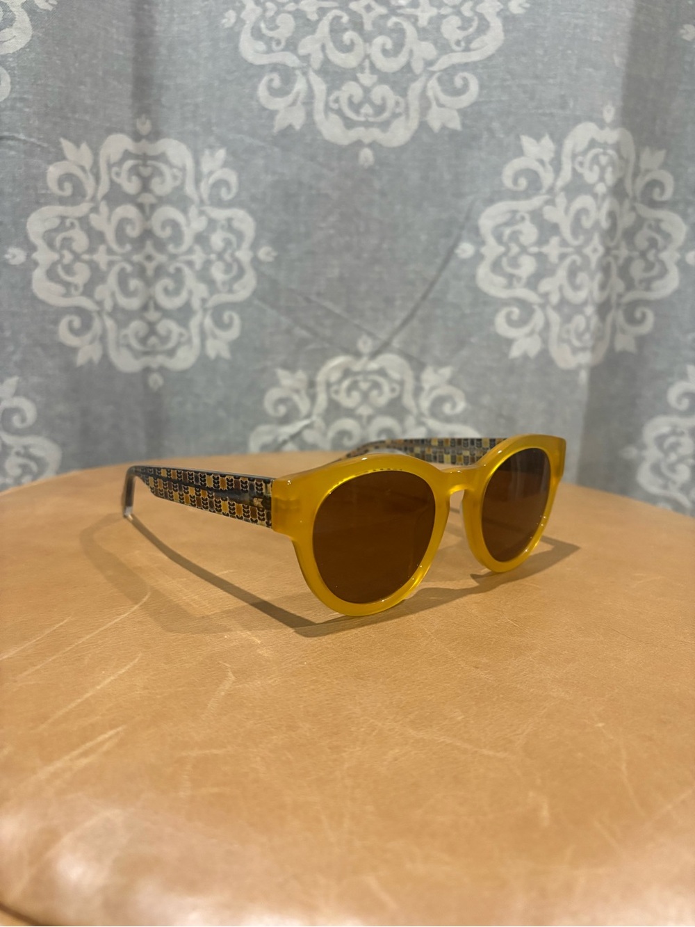 Orla Kiely OK37 Amber Brown Sunglasses